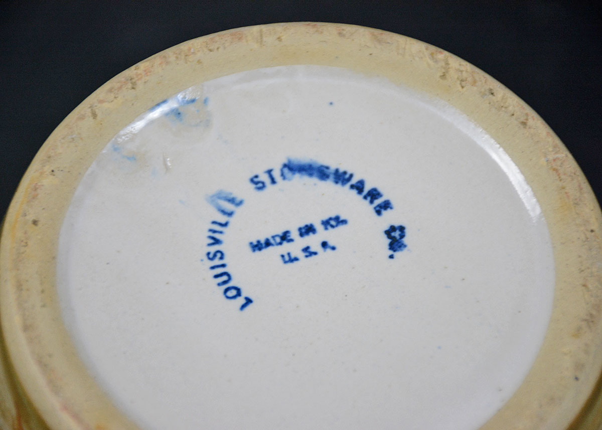 Four Vintage Louisville Stoneware Planters