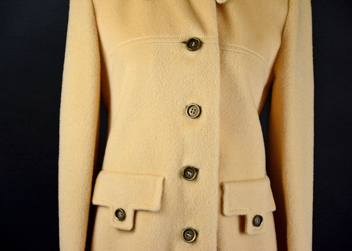 Vintage Stevens Forstmann Camel Wool Coat