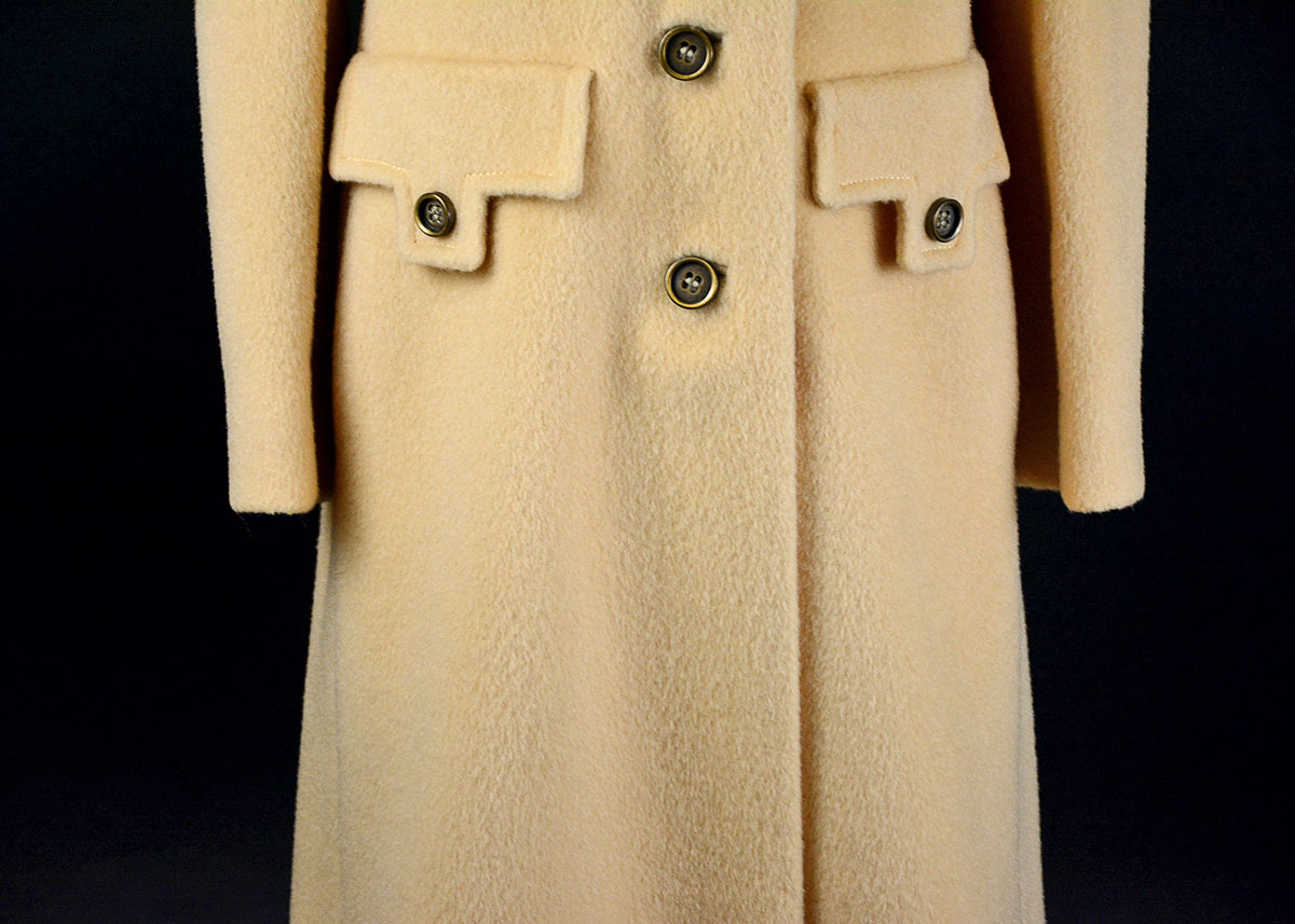 Vintage Stevens Forstmann Camel Wool Coat