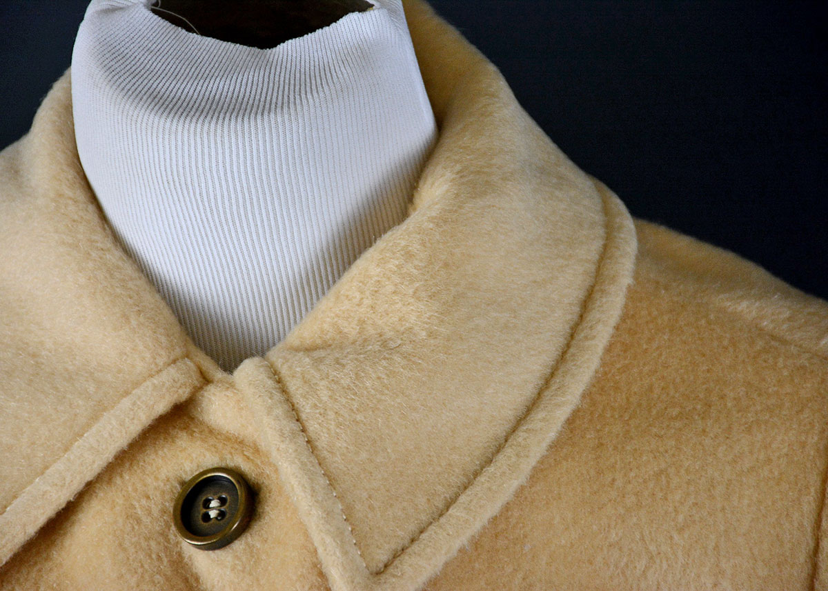 Vintage Stevens Forstmann Camel Wool Coat
