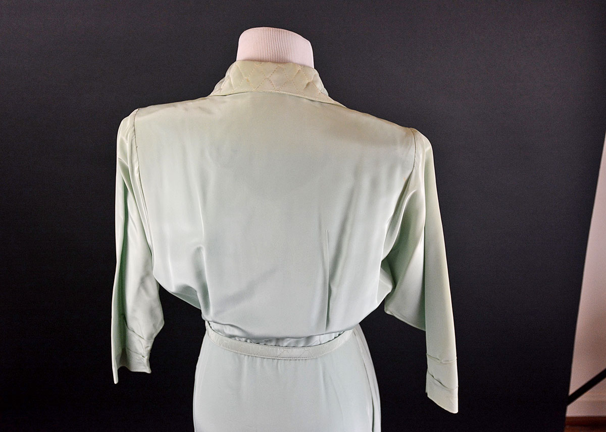 Vintage Kamore Mint Green Dressing Gown
