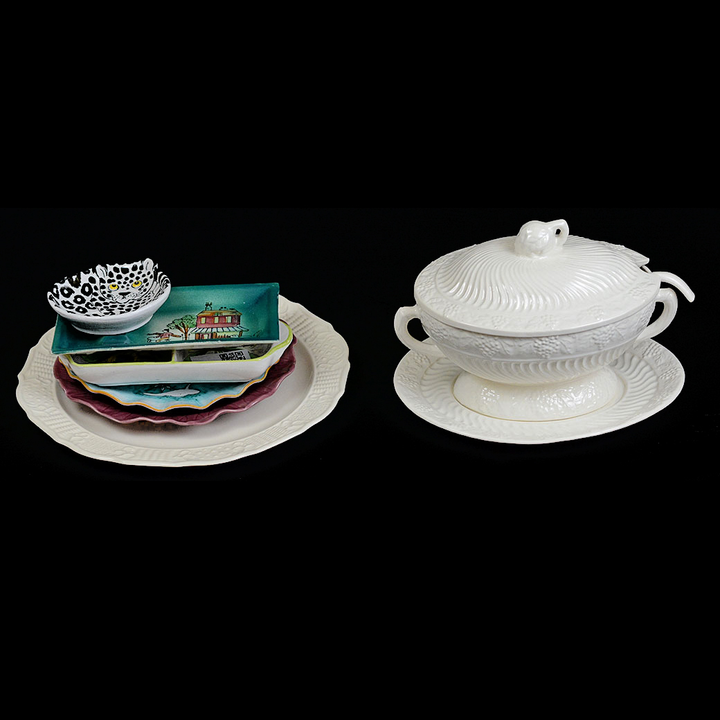 Selection of Ceramic Service Pieces