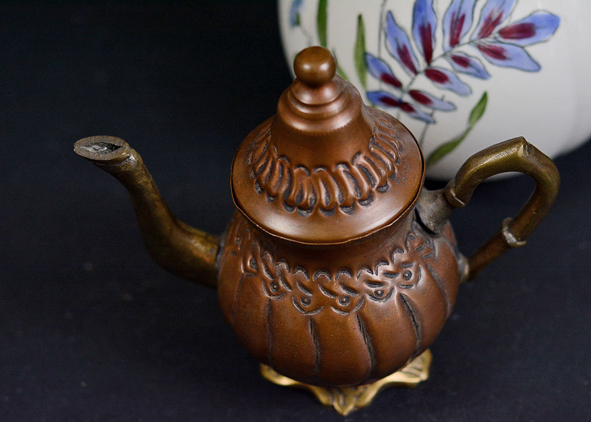 Pair of Handcrafted Teapots