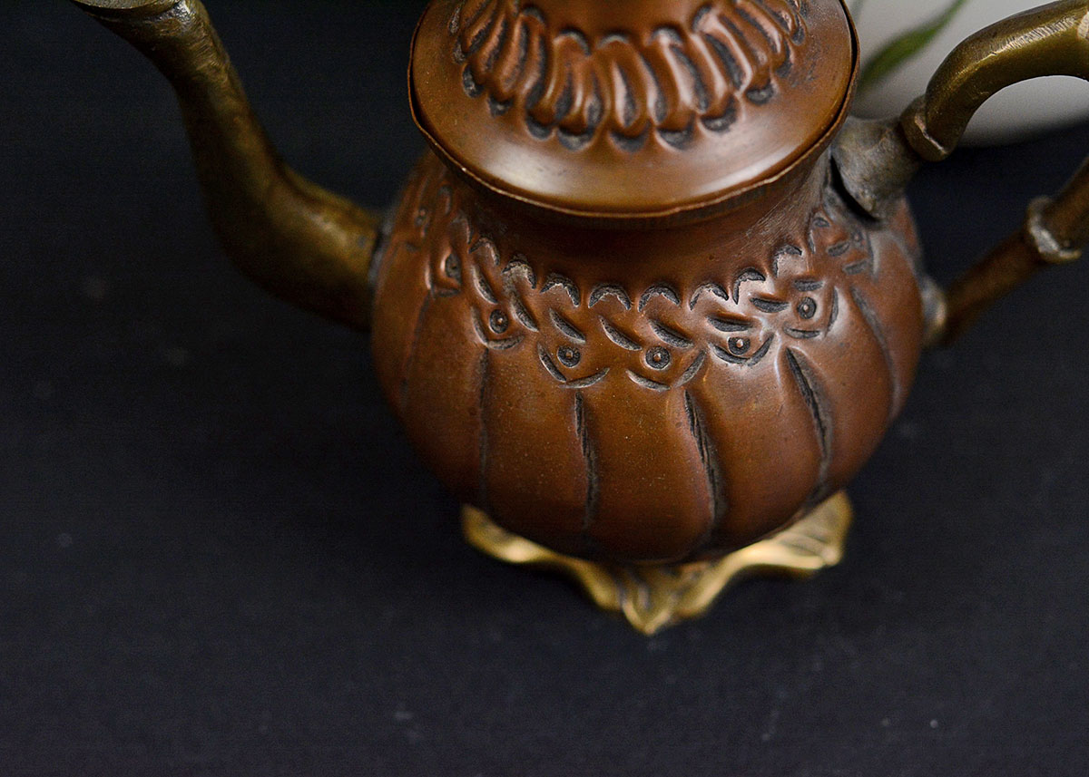 Pair of Handcrafted Teapots