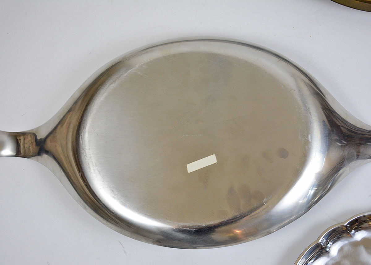 Selection of Metal Serving Platters