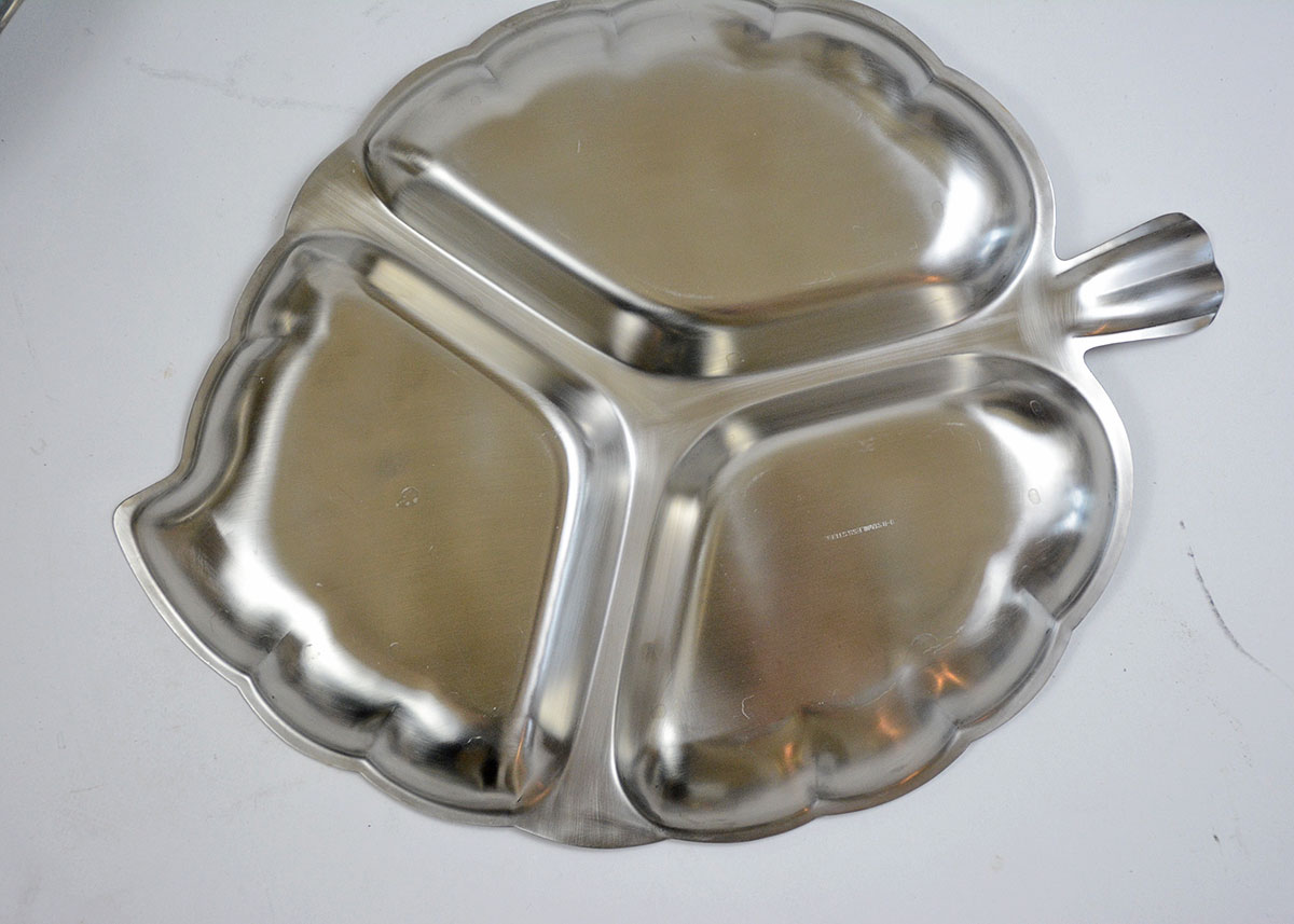 Selection of Metal Serving Platters