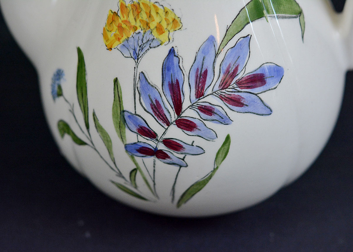 Pair of Handcrafted Teapots