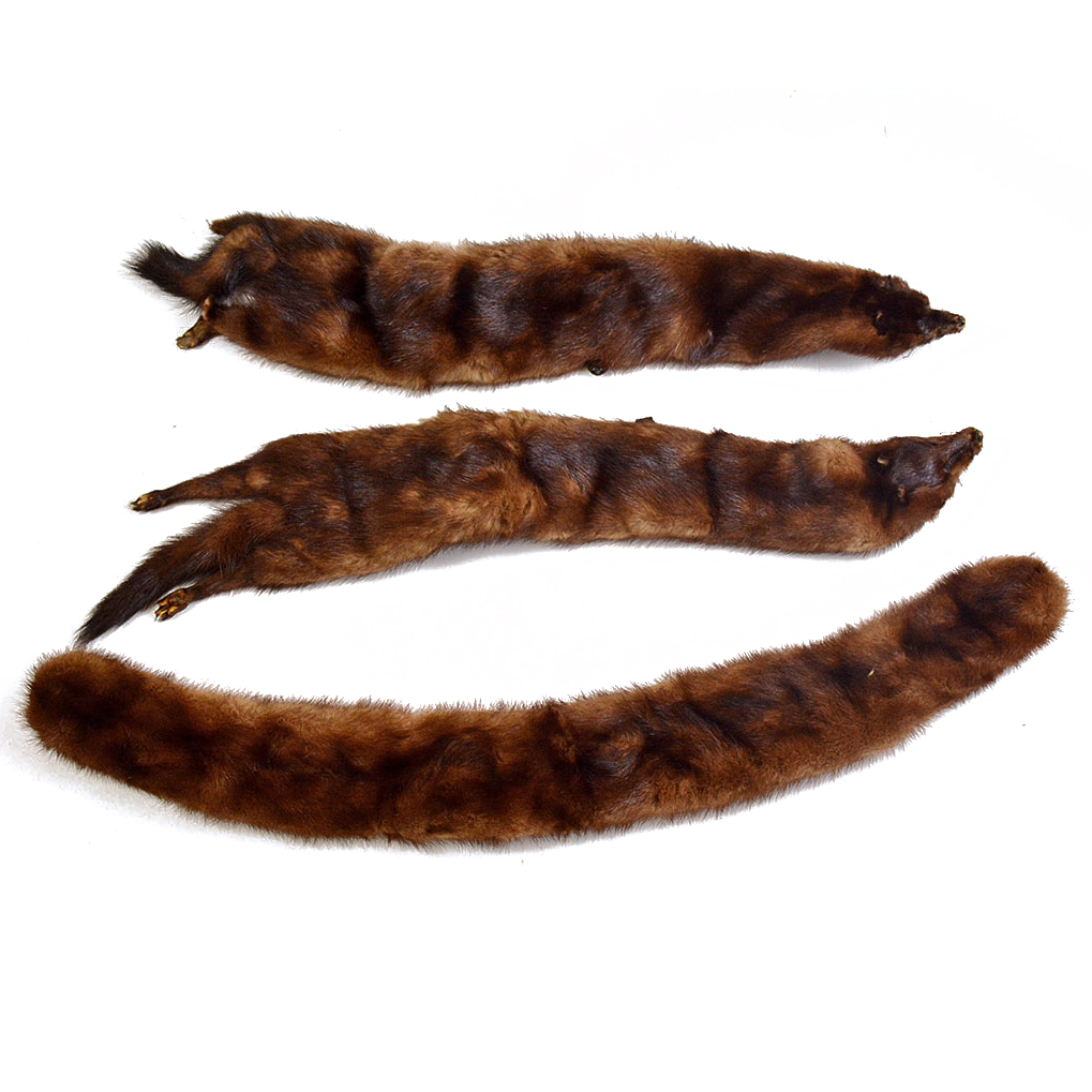 Three Piece Vintage Mink Stole