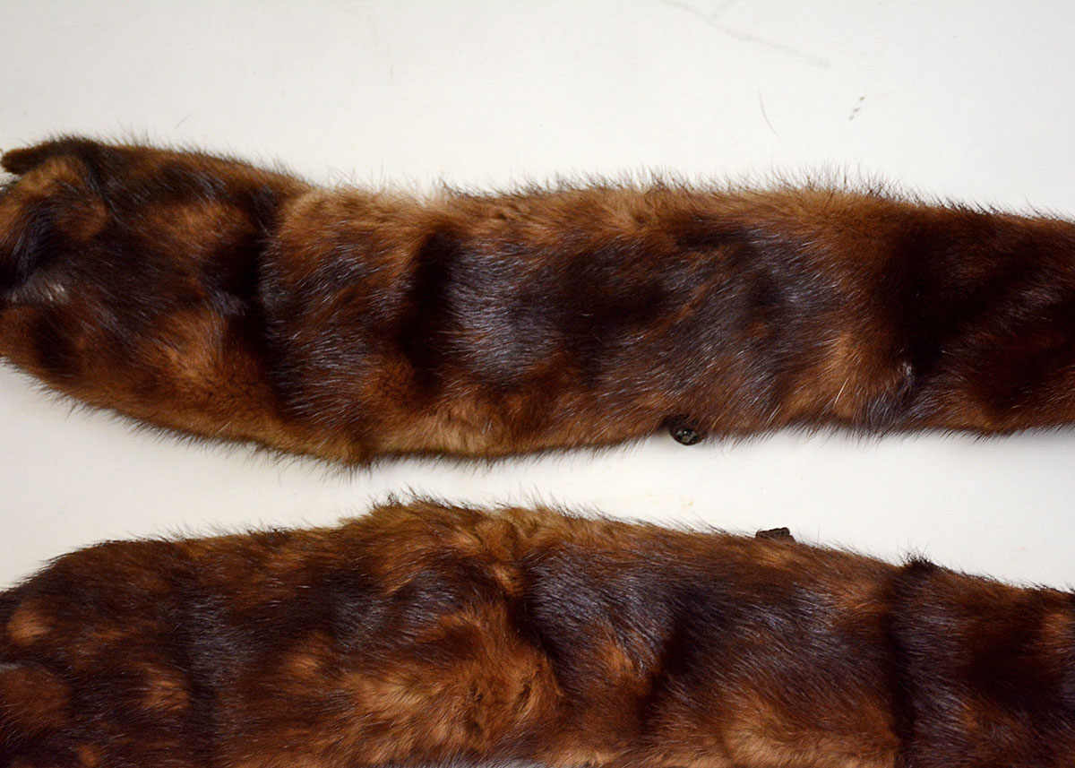 Three Piece Vintage Mink Stole