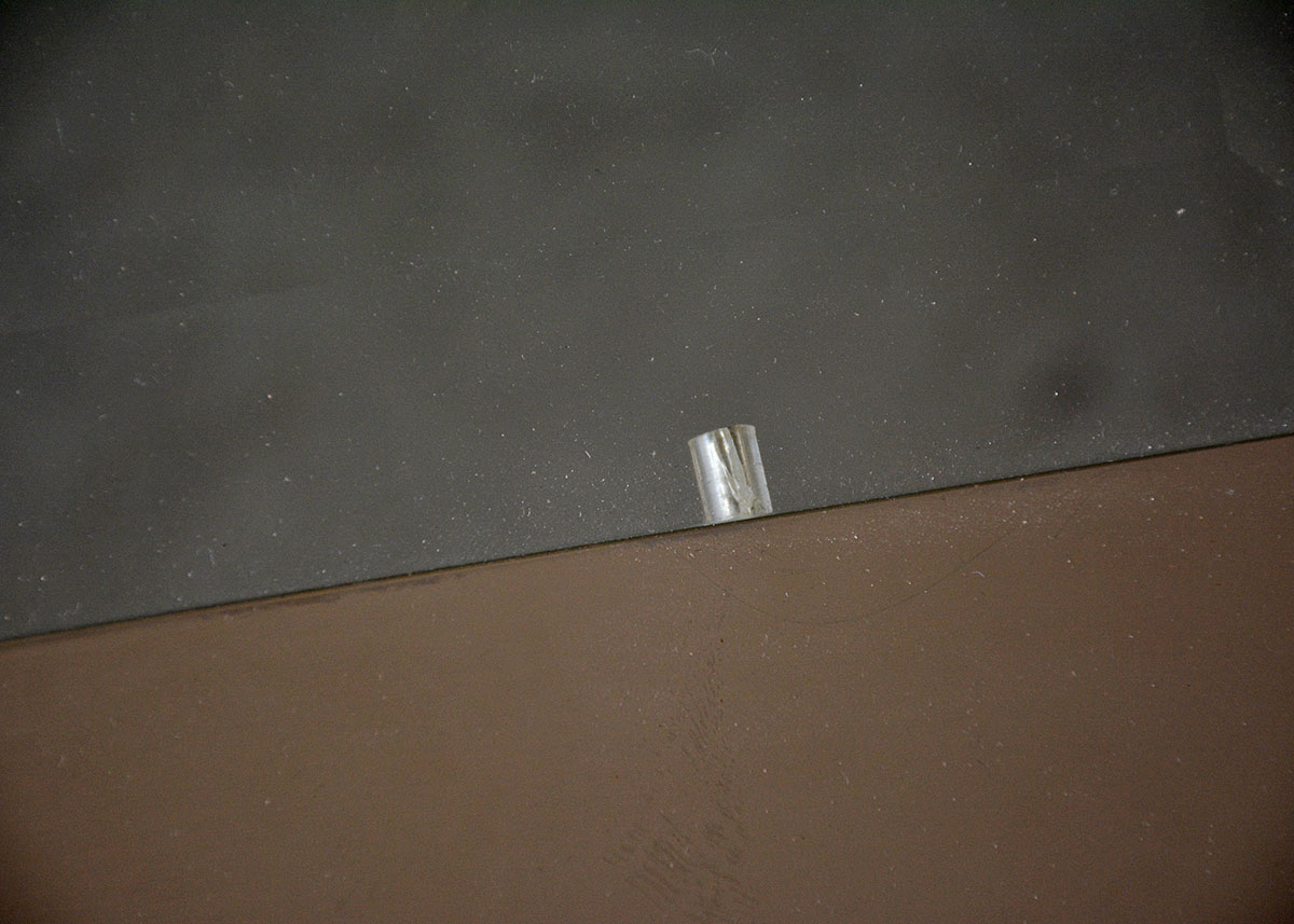 Contemporary Glass Top Metal Table