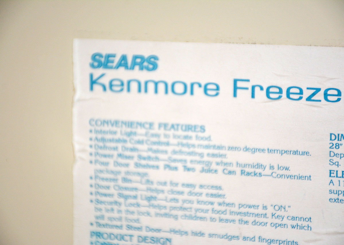 Sears Kenmore 15.1 Cubic Foot Locking Upright Freezer