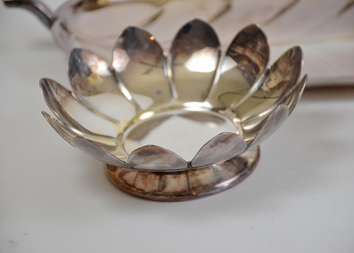 Selection of Mod Style Silver Plate Pieces