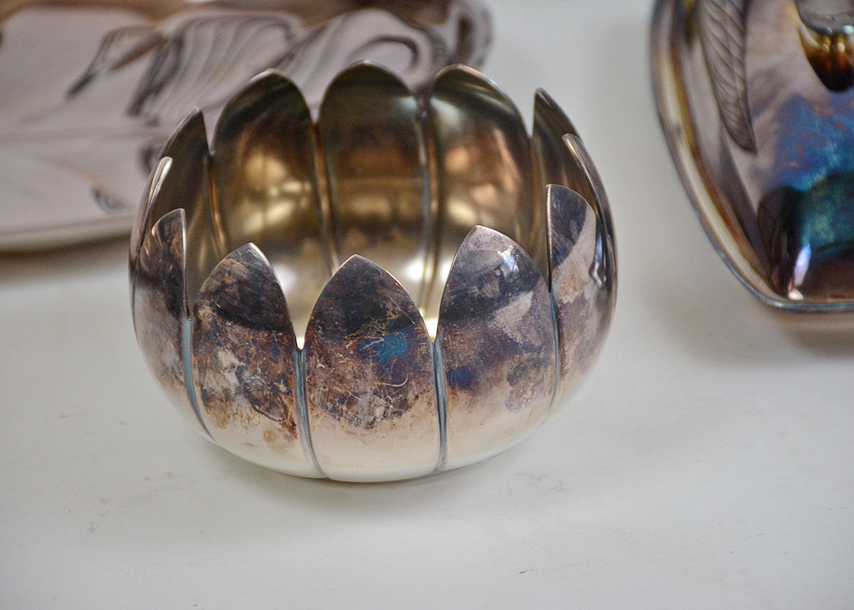 Selection of Mod Style Silver Plate Pieces