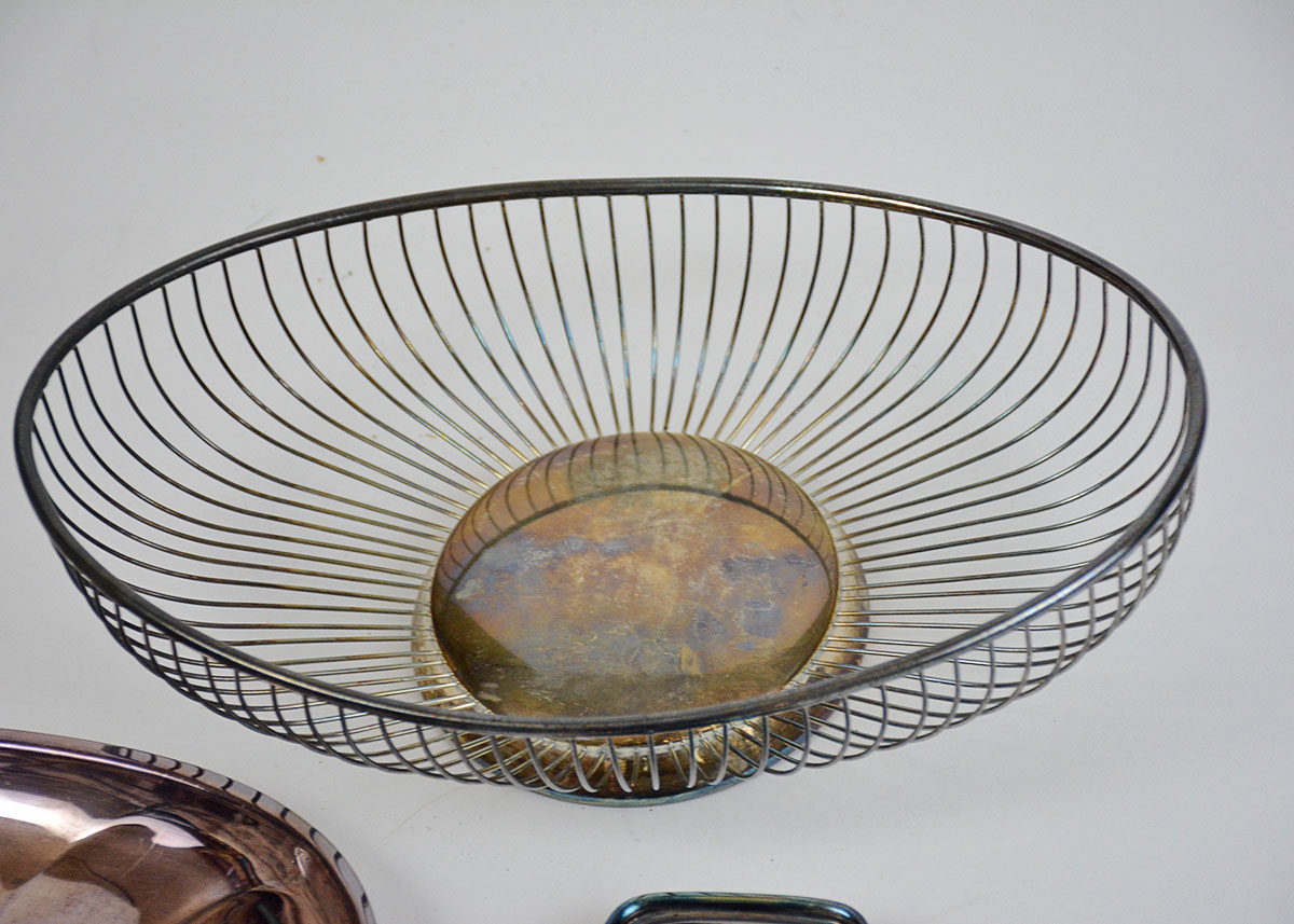 Selection of Mod Style Silver Plate Pieces