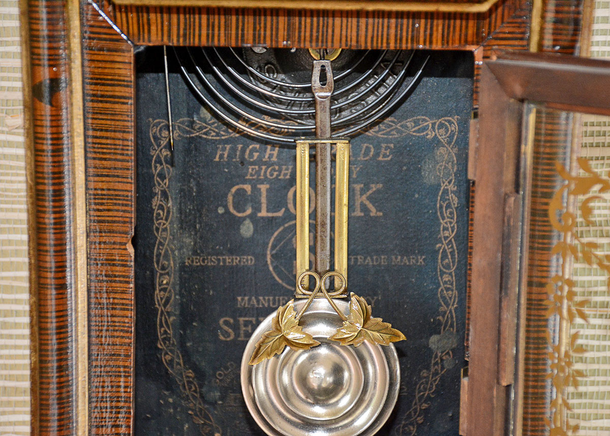 Antique Eight Day Seikosha Japanese Wall Clock