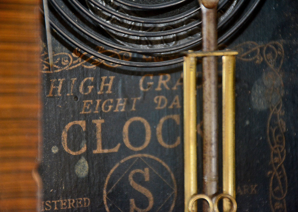 Antique Eight Day Seikosha Japanese Wall Clock