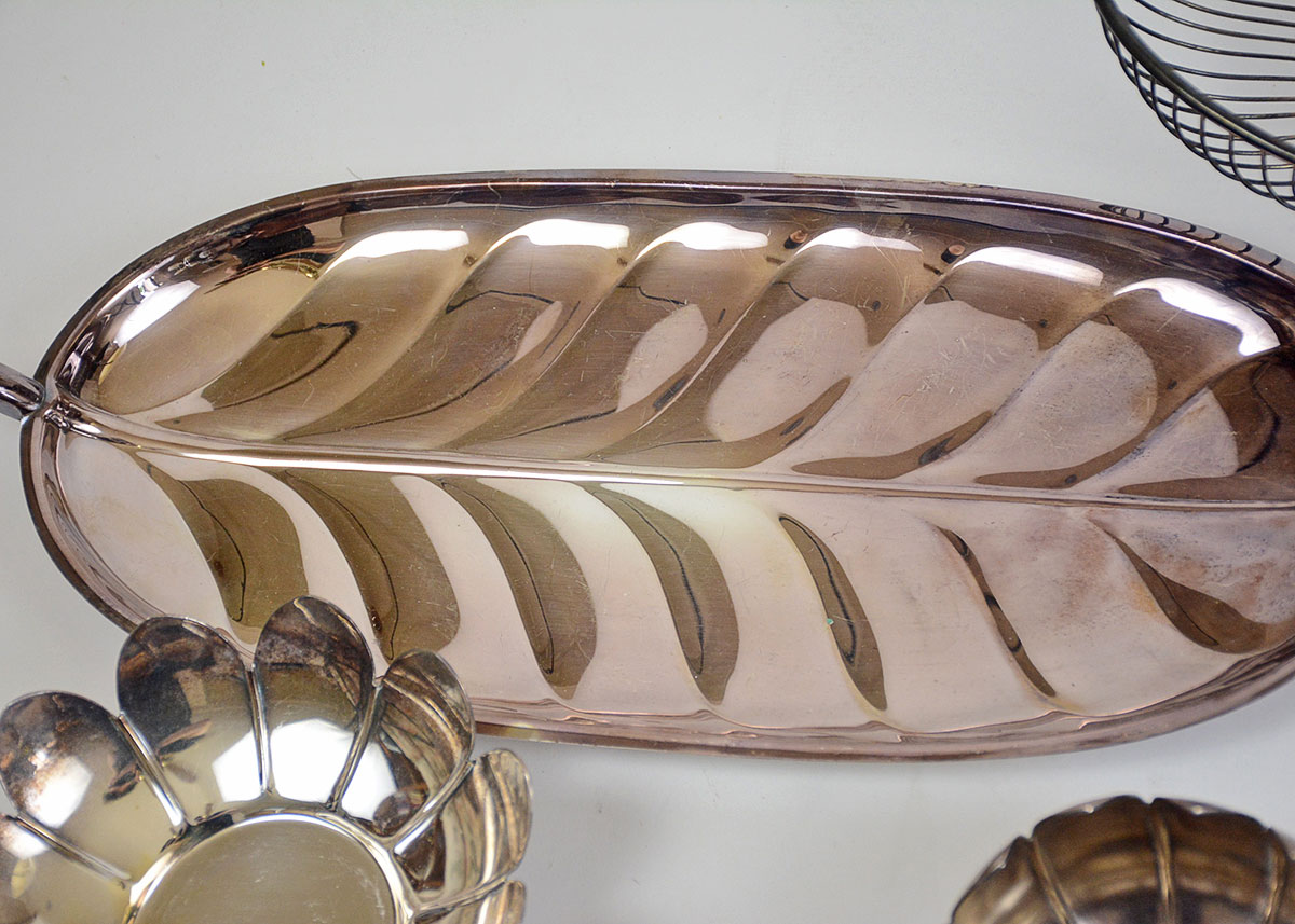 Selection of Mod Style Silver Plate Pieces