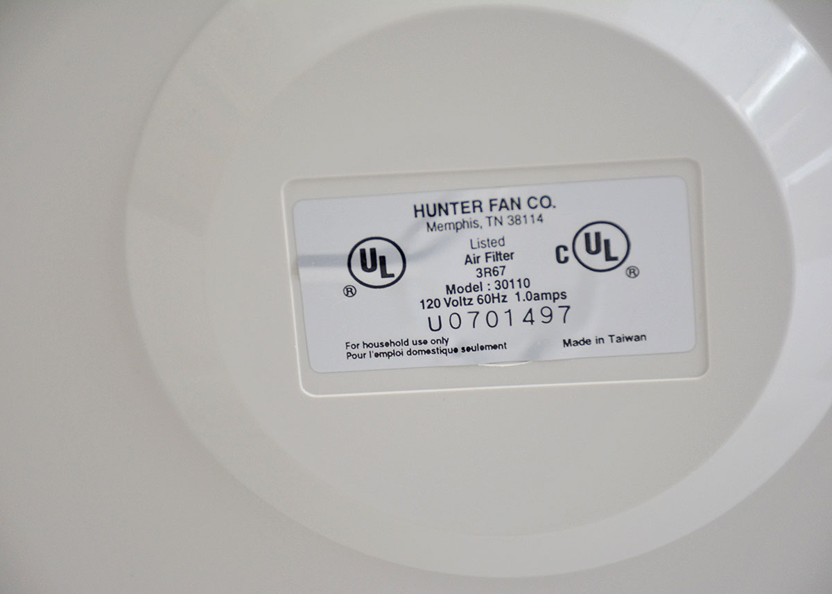 Pair of Hunter HEPAtech Air Purifiers