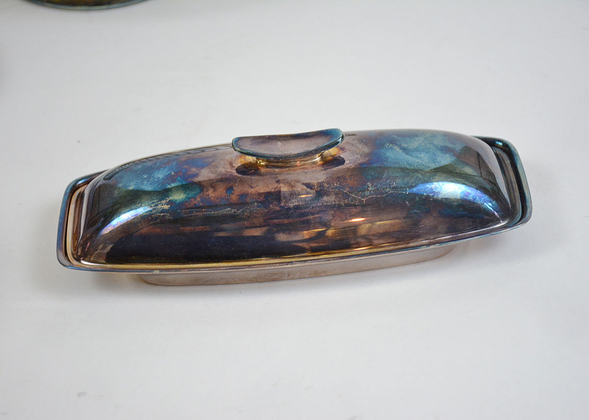 Selection of Mod Style Silver Plate Pieces