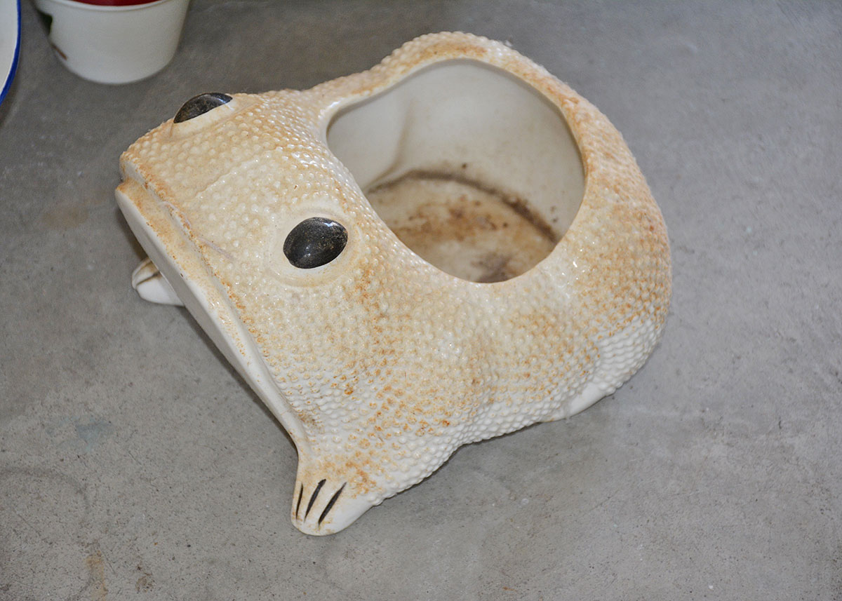 Large Vintage Roseville Planter and More