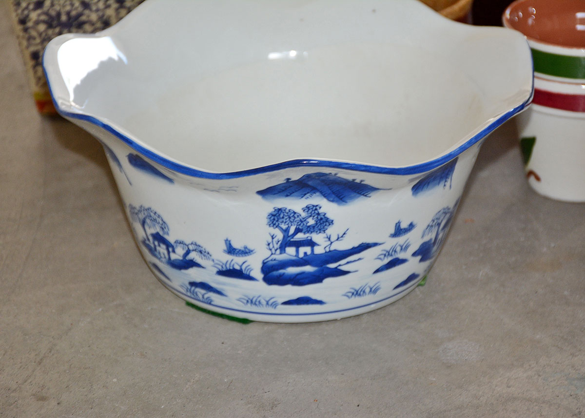 Large Vintage Roseville Planter and More