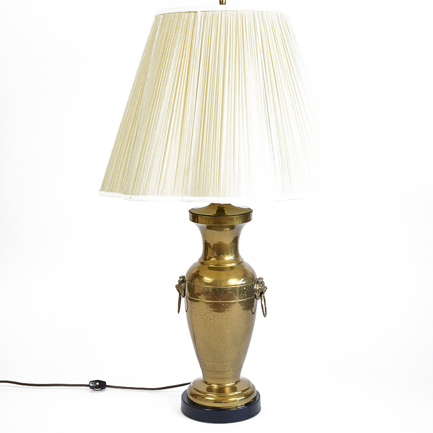 Gold Tone Table Lamp