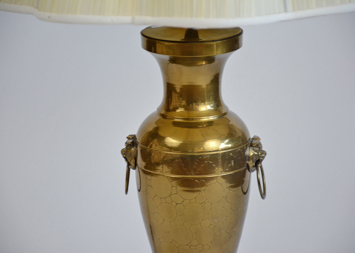 Gold Tone Table Lamp