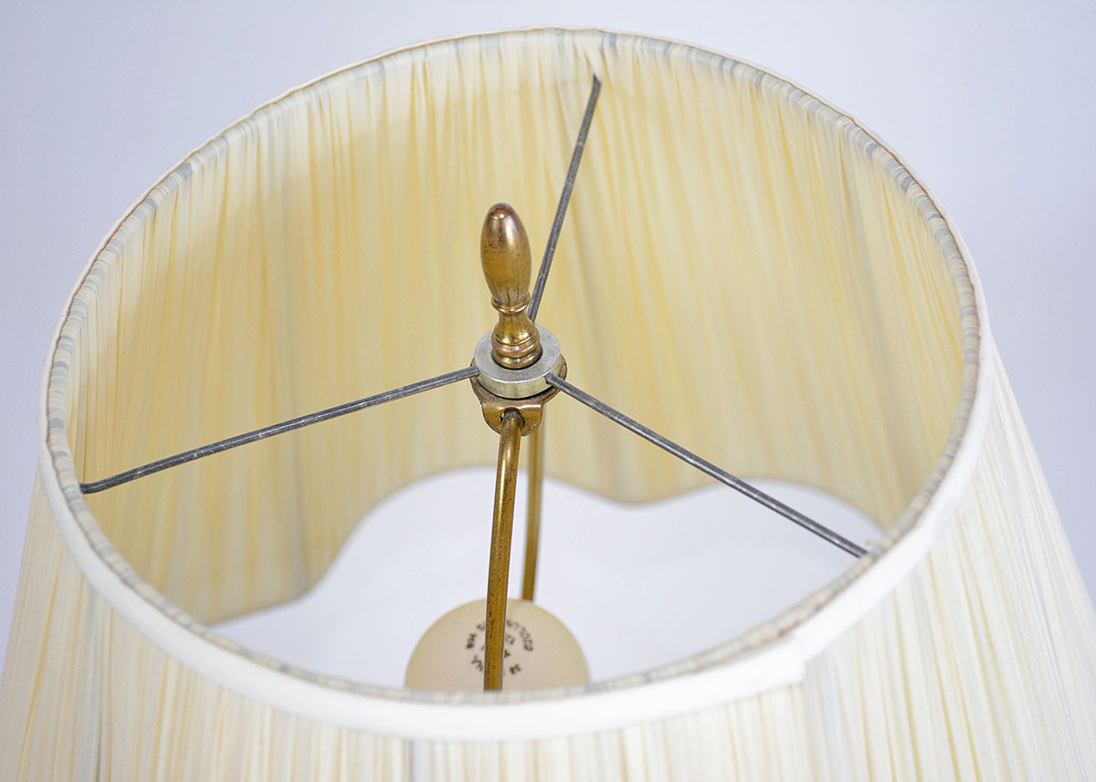 Gold Tone Table Lamp