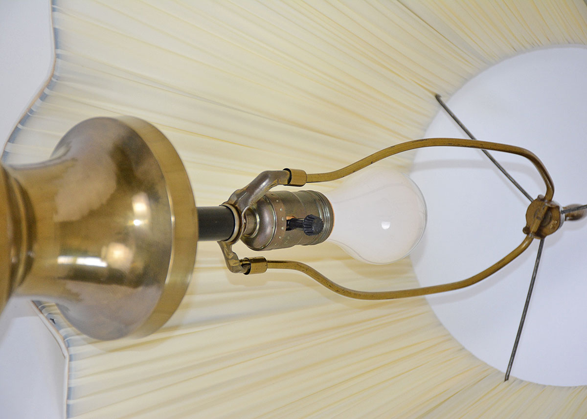 Gold Tone Table Lamp