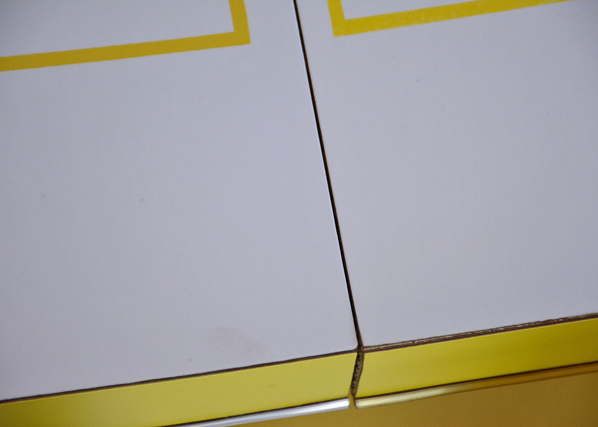 Vintage Yellow and White Dinette Set