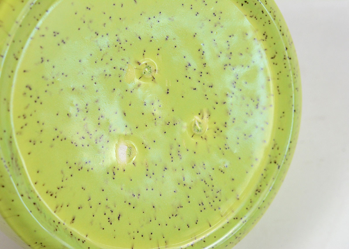 Pair of Ceramic Condiment Dishes in Shades of Green