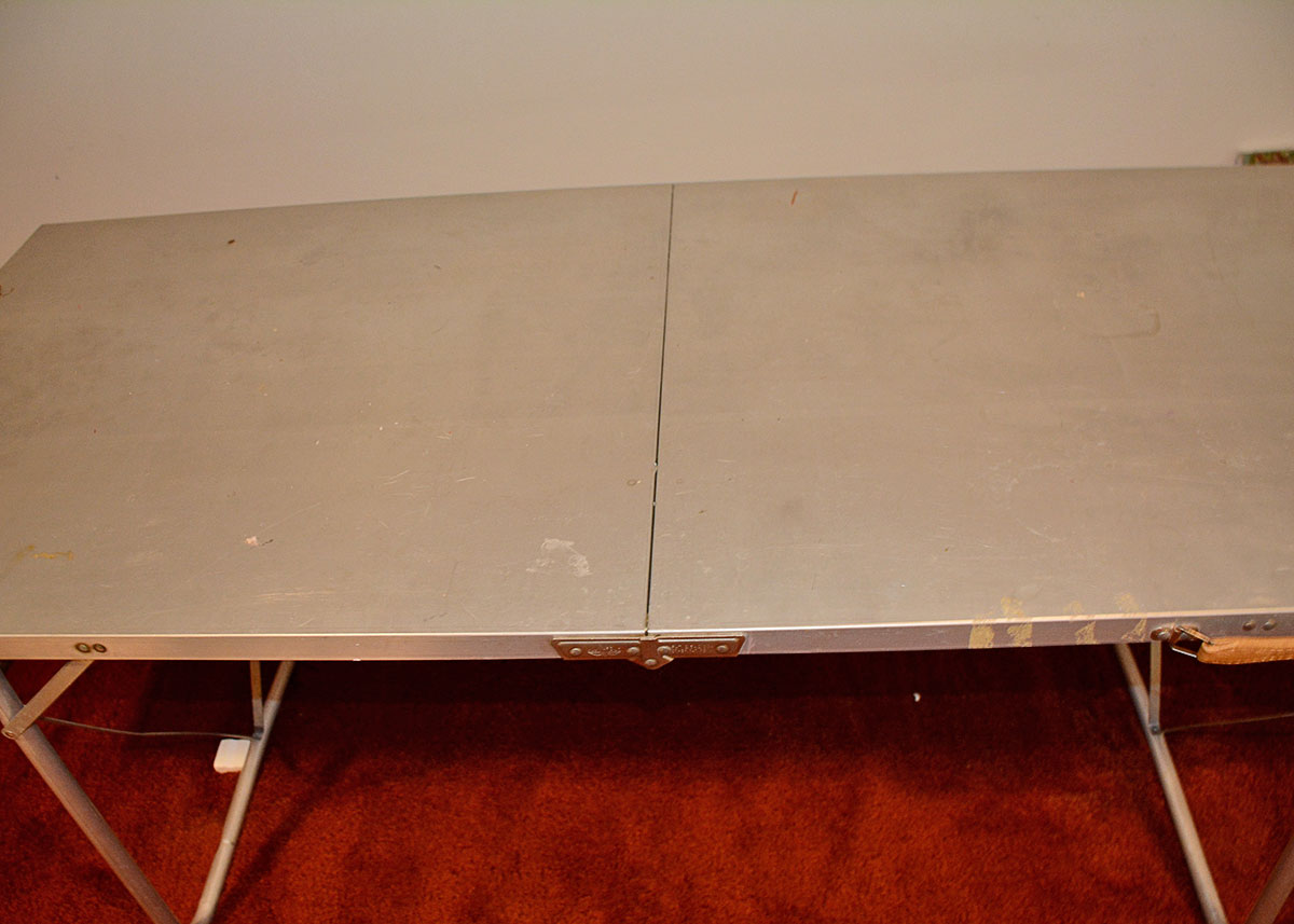 Vintage Alumafold Portable Folding Table