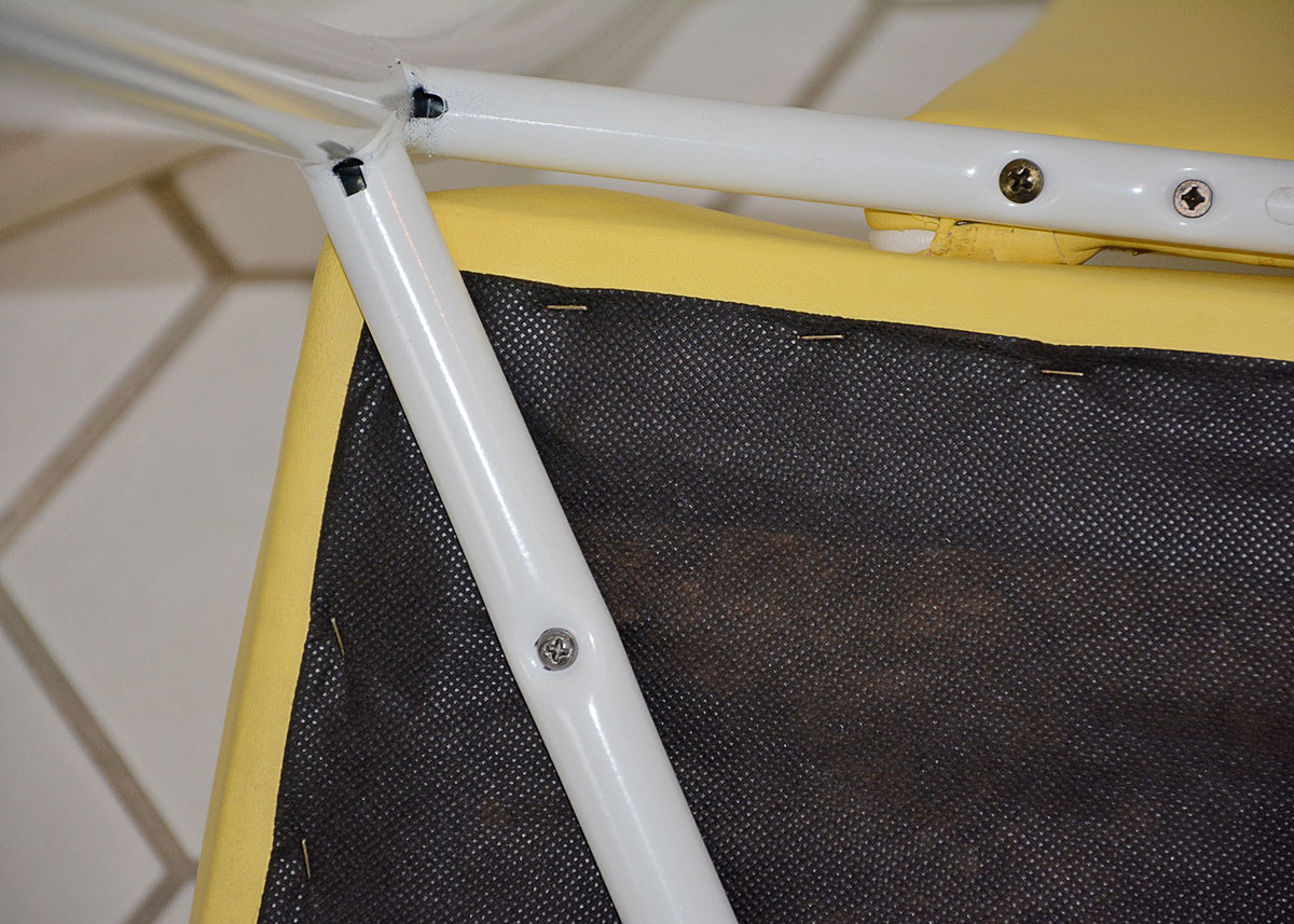 Vintage Yellow and White Dinette Set