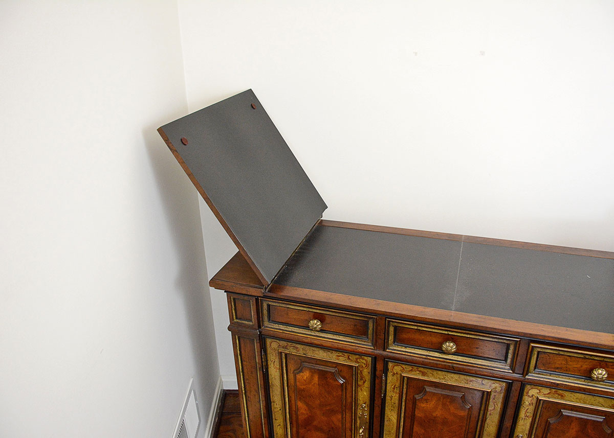 Flip Top Buffet Cabinet