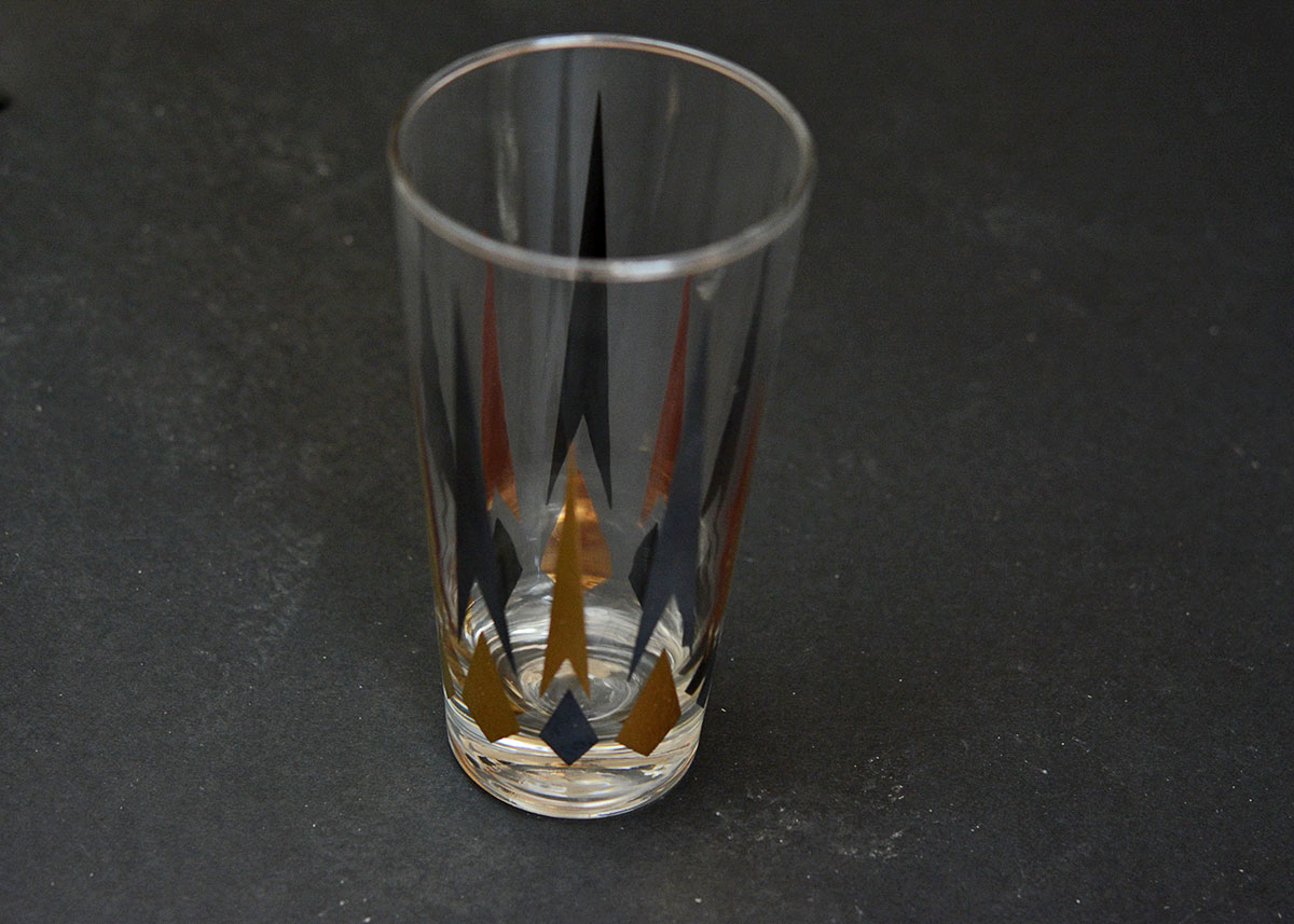 Two Sets of Mid Century Modern Glasses