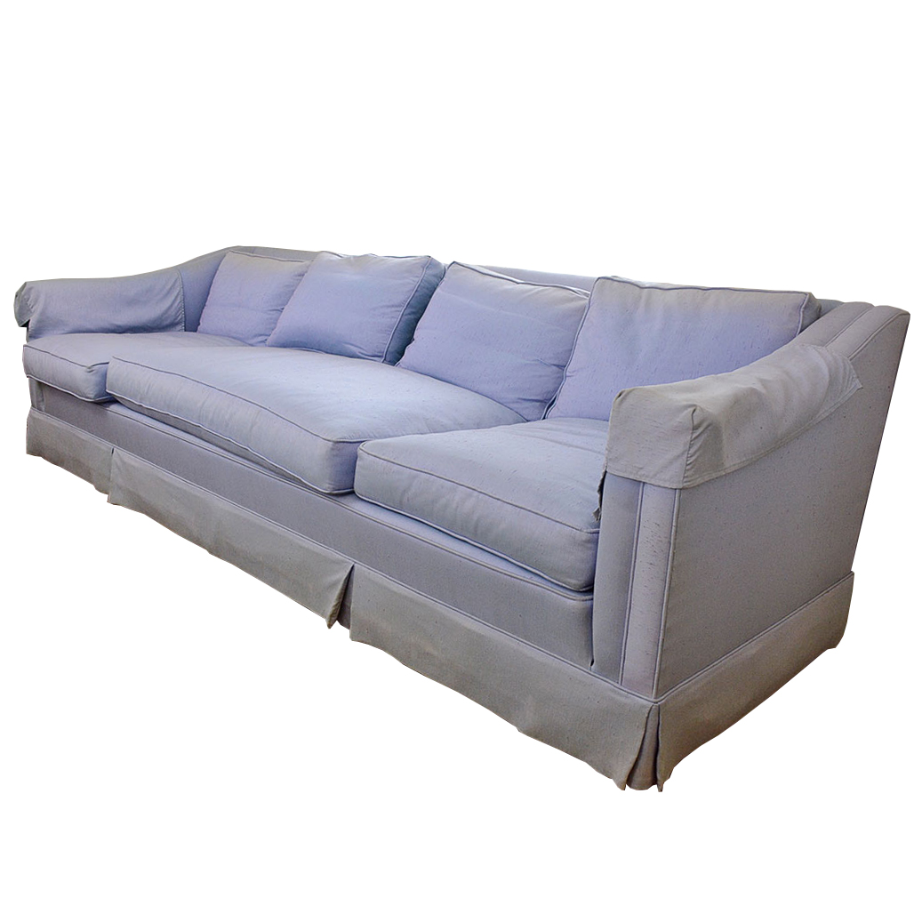 Ralph Morse Lilac Purple Down Filled Sofa