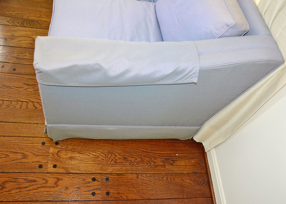 Ralph Morse Lilac Purple Down Filled Sofa