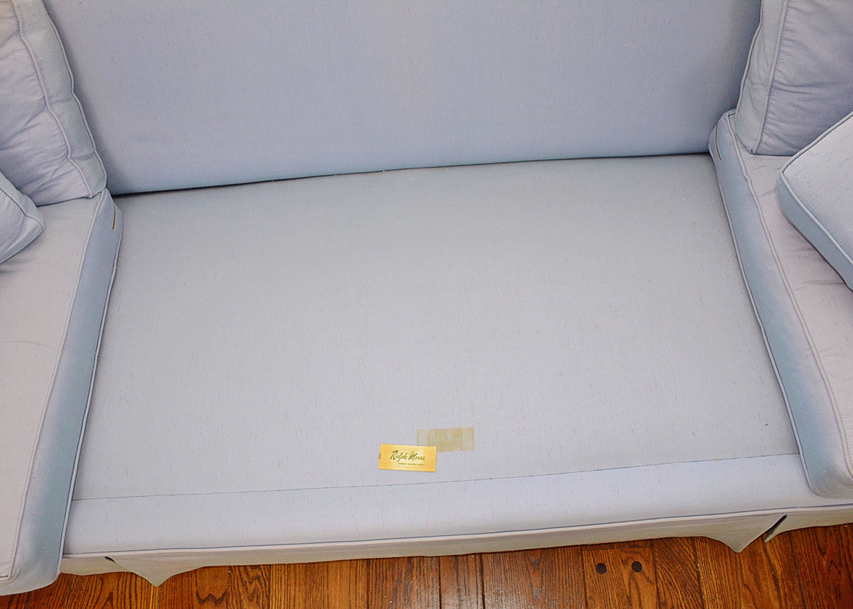 Ralph Morse Lilac Purple Down Filled Sofa