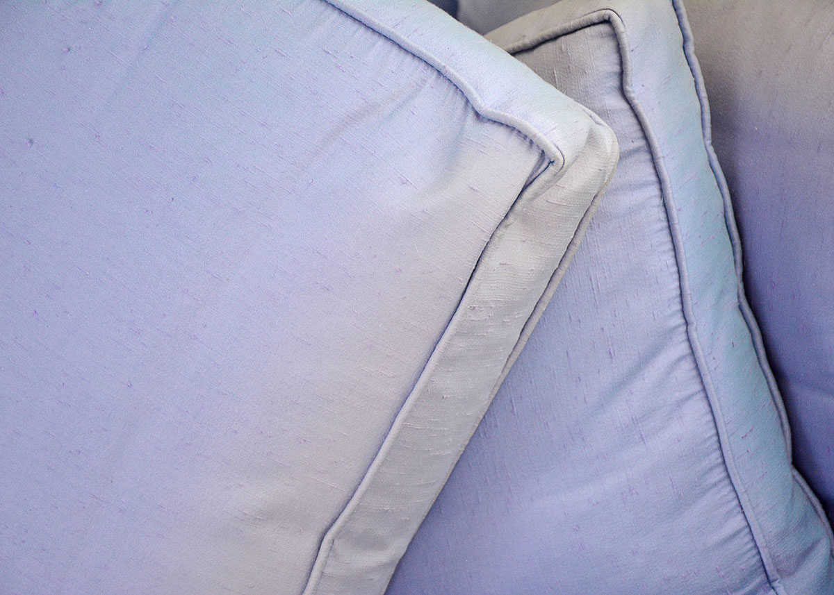 Ralph Morse Lilac Purple Down Filled Sofa