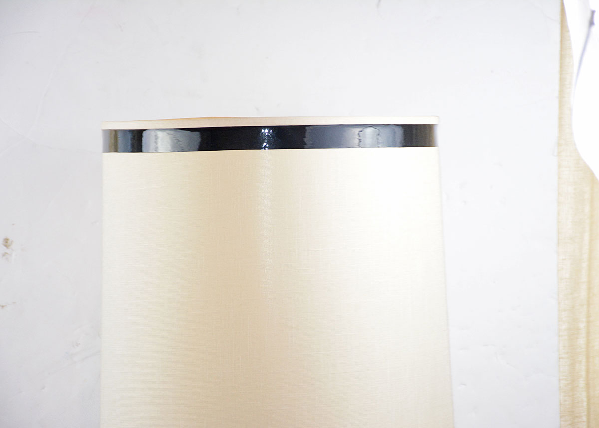 Ceramic Black and White Lamp