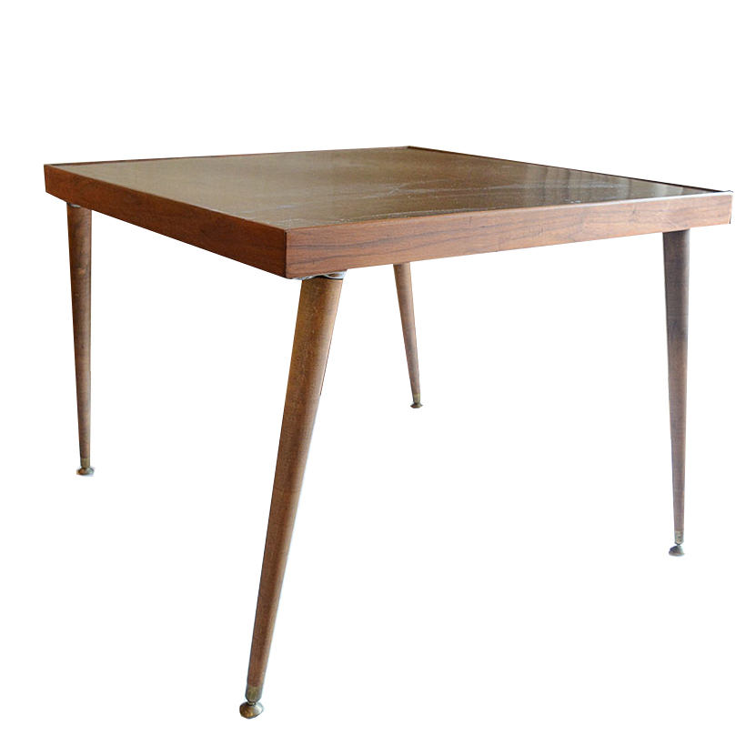 Mid-Century Style Table with Adjustable Legs