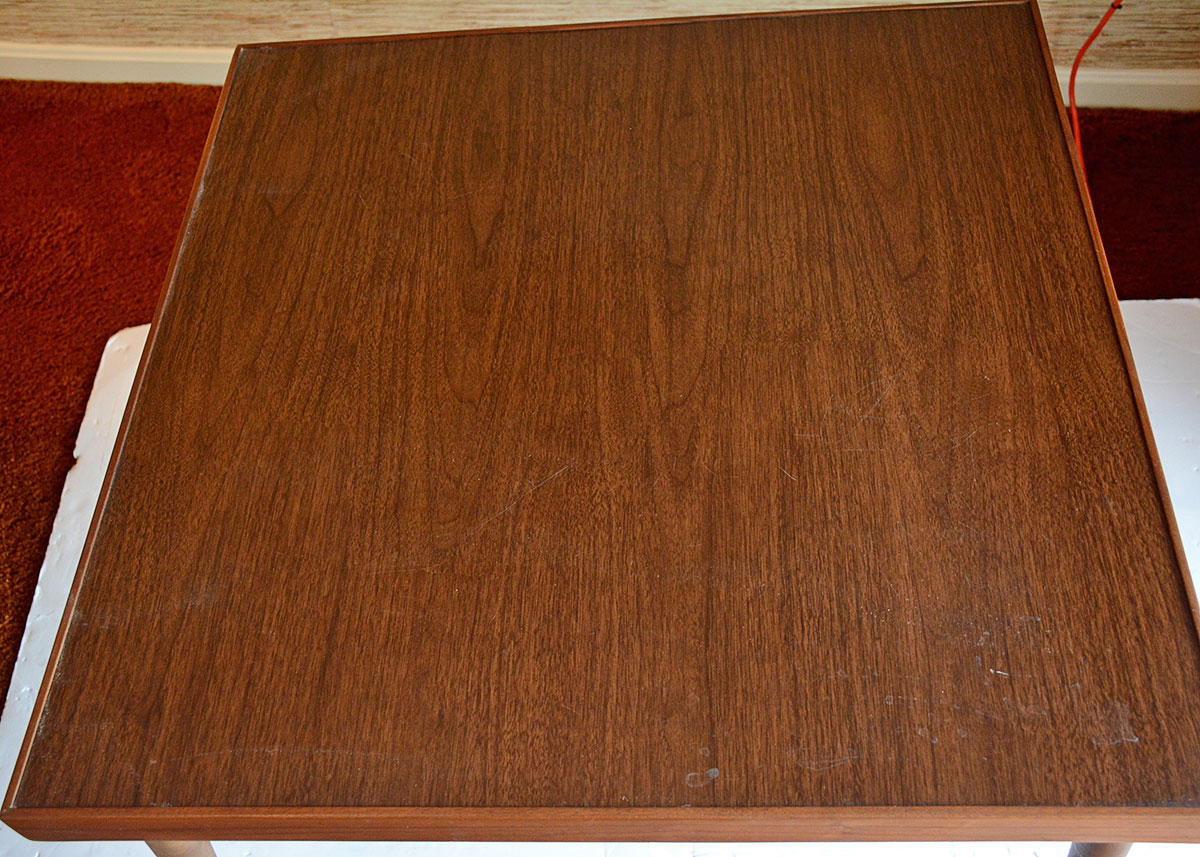 Mid-Century Style Table with Adjustable Legs