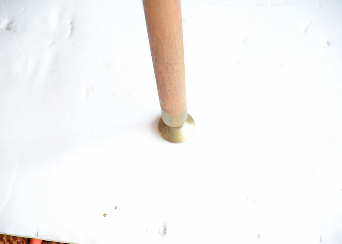 Mid-Century Style Table with Adjustable Legs