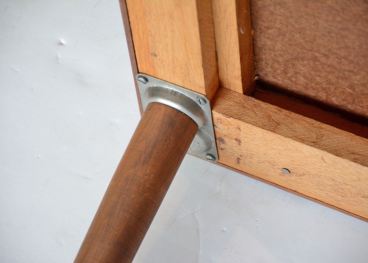 Mid-Century Style Table with Adjustable Legs