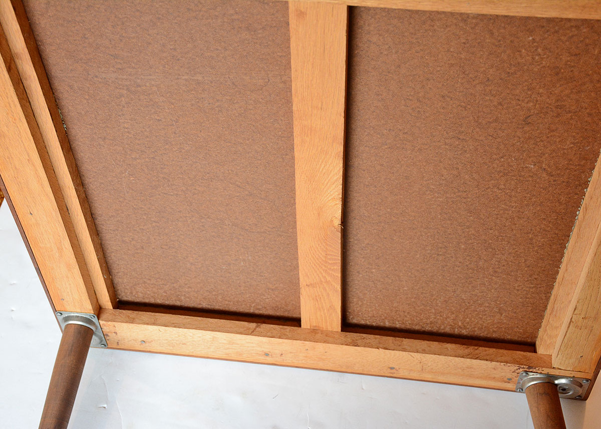 Mid-Century Style Table with Adjustable Legs