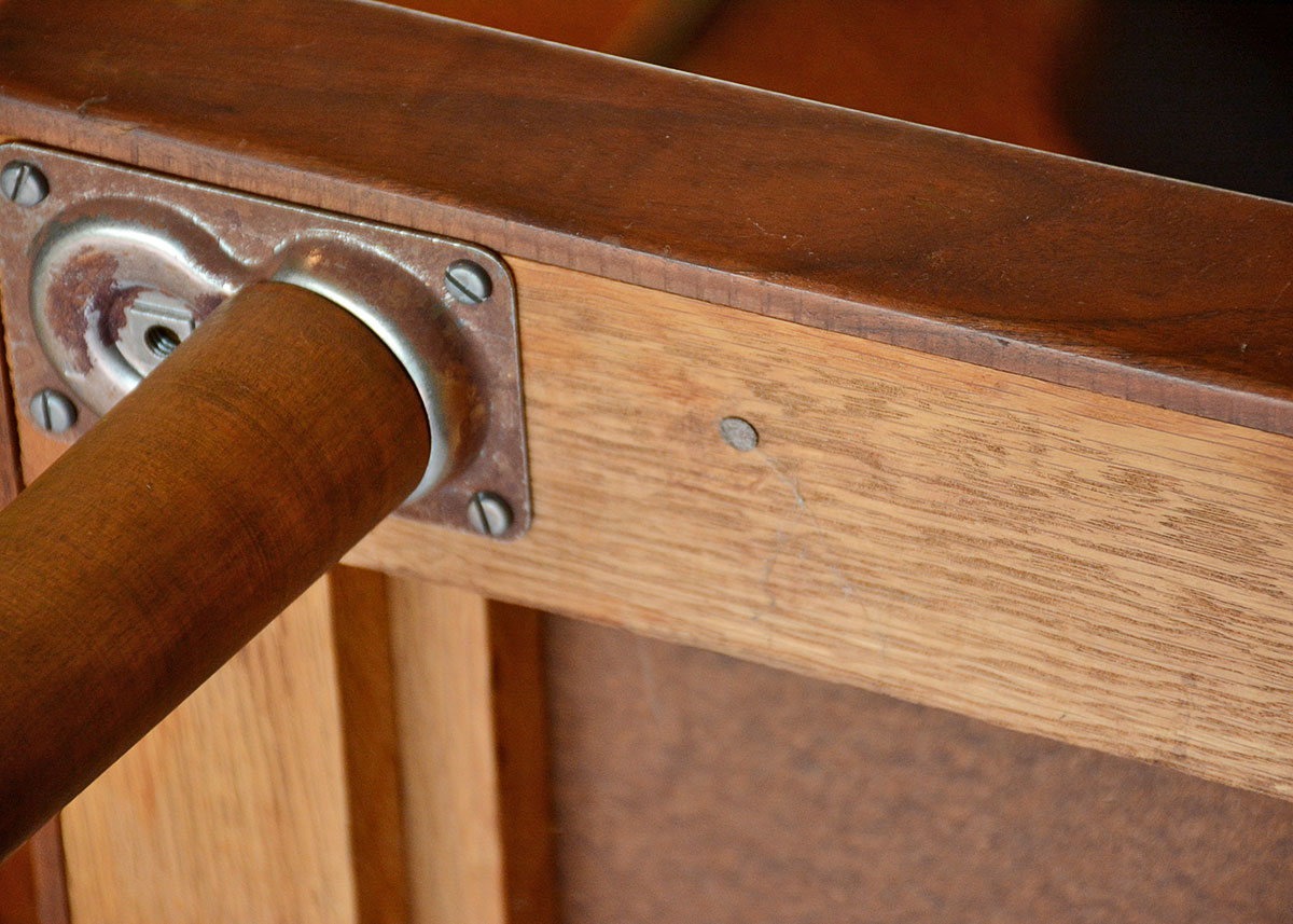 Mid-Century Style Table with Adjustable Legs