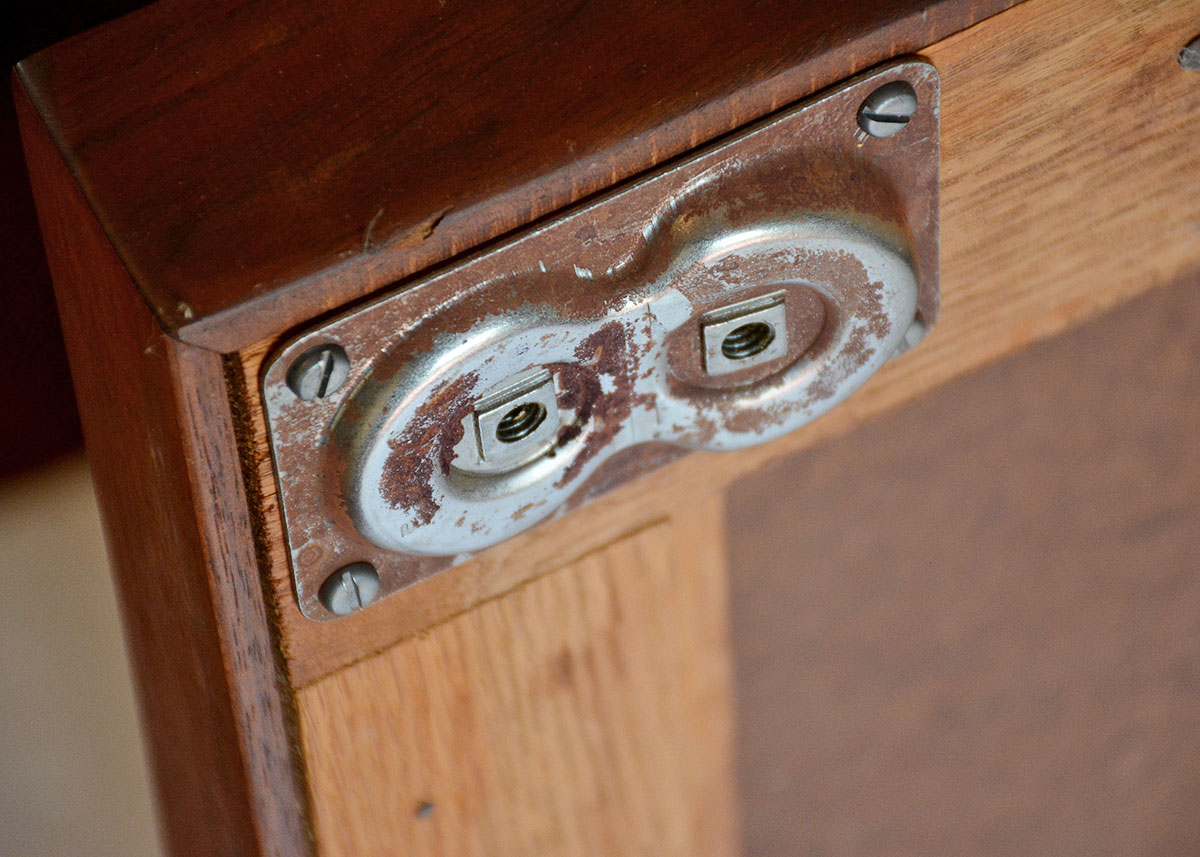 Mid-Century Style Table with Adjustable Legs
