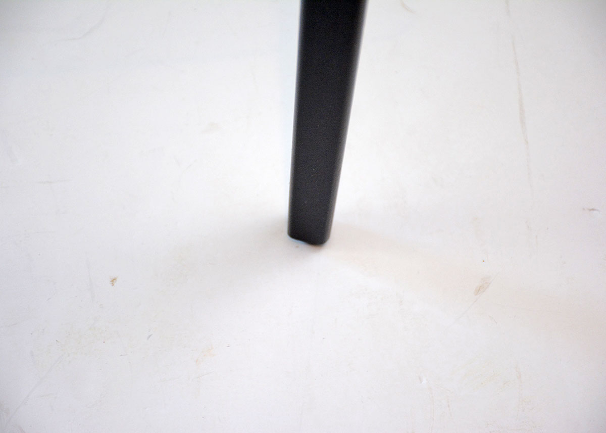 Mid Century Modern Glass and Wood Accent Table