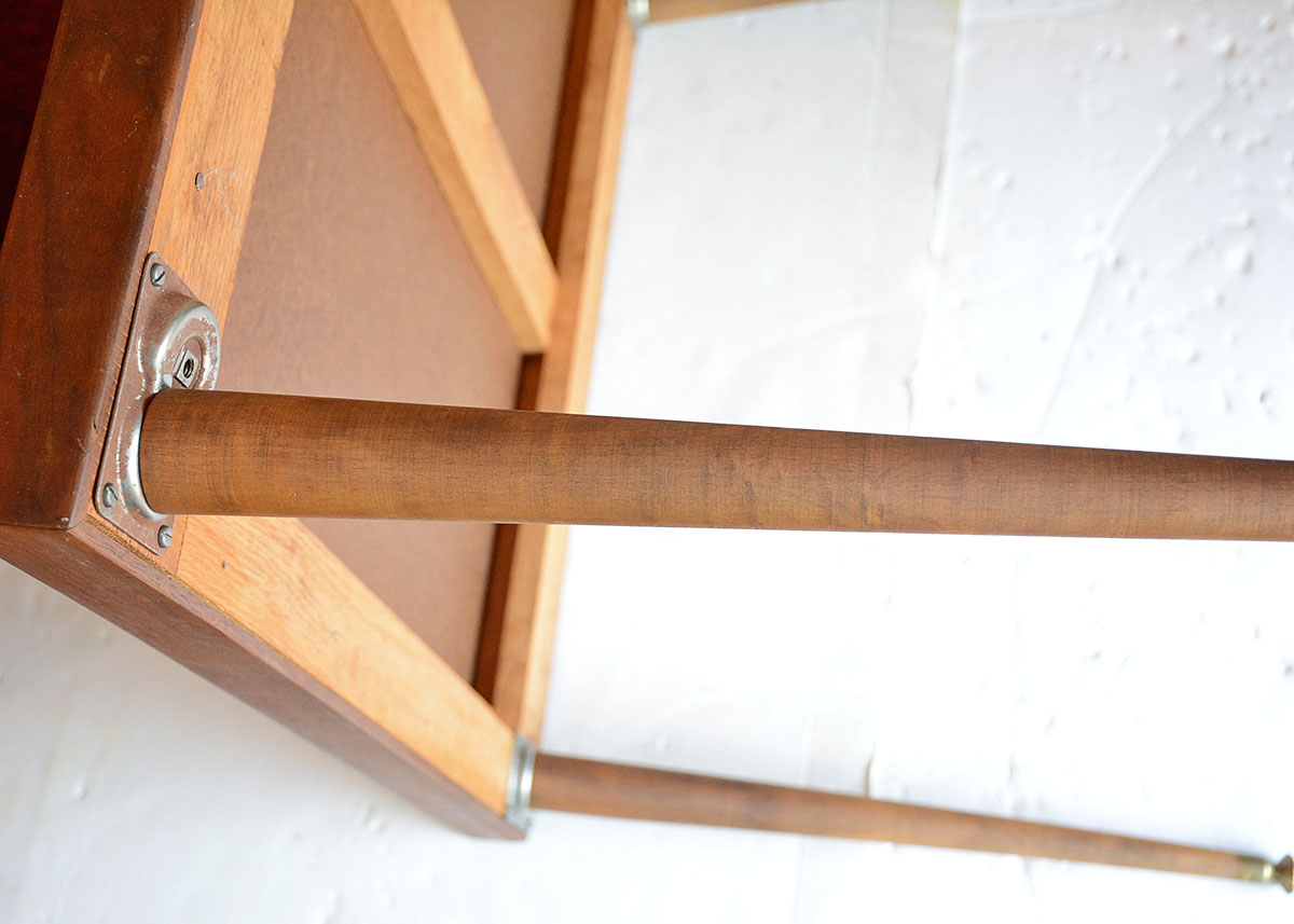 Mid-Century Style Table with Adjustable Legs