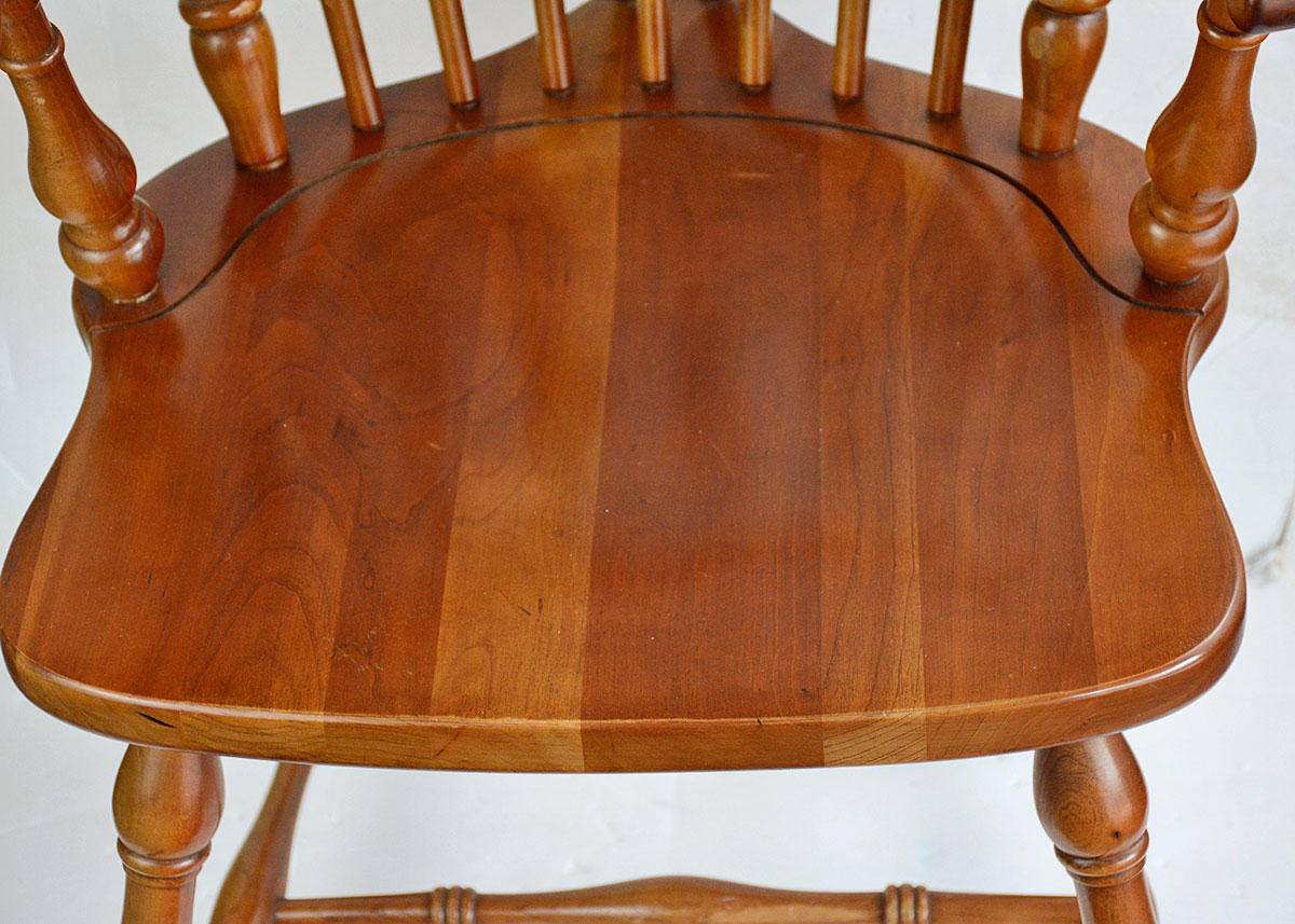 Windsor Style Wooden Arm Chair